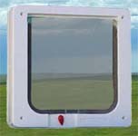 Lockable Cat door used in Sash Window Pet Door
