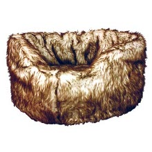 Brown Bentley and Bunny Luxury Dog Bed